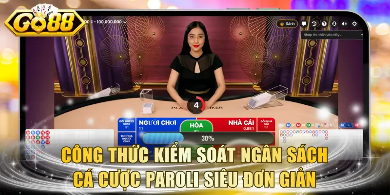 Công thức kiểm soát ngân sách cá cược Paroli siêu đơn giản