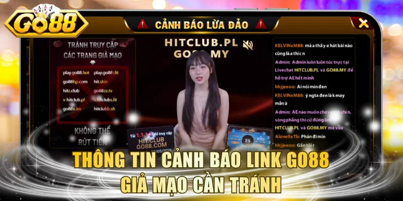 Thông tin cảnh báo link GO88 giả mạo cần tránh